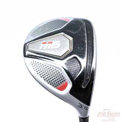 TaylorMade M6 Fairway Wood 3 Wood 3W 15° Fujikura ATMOS 5 Orange Graphite Regular Right Handed 43.5in