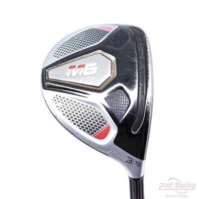 TaylorMade M6 Fairway Wood 3 Wood 3W 15° Fujikura ATMOS 5 Orange Graphite Senior Right Handed 43.5in