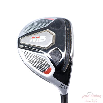 TaylorMade M6 Fairway Wood 3 Wood 3W 15° Fujikura ATMOS 5 Orange Graphite Regular Right Handed 43.5in