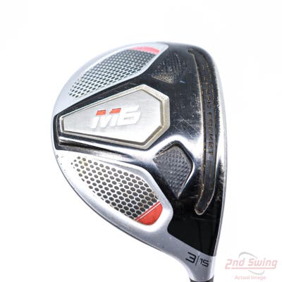 TaylorMade M6 Fairway Wood 3 Wood 3W 15° Fujikura ATMOS 5 Orange Graphite Regular Right Handed 43.5in