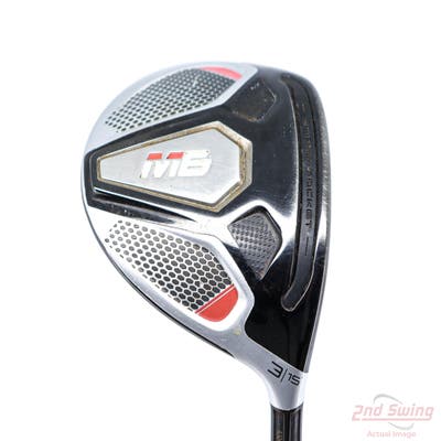 TaylorMade M6 Fairway Wood 3 Wood 3W 15° Fujikura ATMOS 5 Orange Graphite Regular Right Handed 43.5in