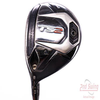 Titleist TS2 Fairway Wood 3 Wood 3W 15° PX HZRDUS Smoke Black 70 Graphite Stiff Left Handed 43.25in