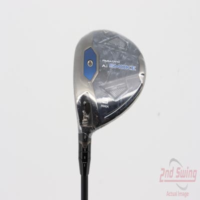 Mint Callaway Paradym Ai Smoke Max Fairway Wood 3 Wood 3W 15° MCA Tensei AV Blue Raw 65 Graphite Regular Left Handed 43.25in