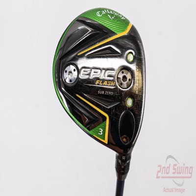 Callaway EPIC Flash Sub Zero Fairway Wood 3 Wood 3W 15° Graphite Design Tour AD VR-7 Graphite X-Stiff Right Handed 42.5in