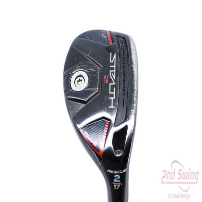 TaylorMade Stealth 2 Plus Rescue Hybrid 2 Hybrid 17° Project X HZRDUS Black 4G 80 Graphite Stiff Right Handed 40.75in