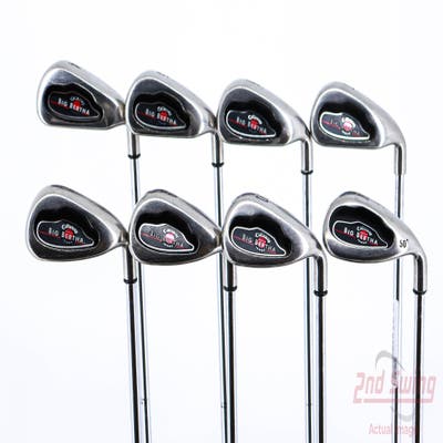 Callaway 2004 Big Bertha Iron Set 4-PW GW Stock Steel Shaft Steel Uniflex Right Handed 38.0in