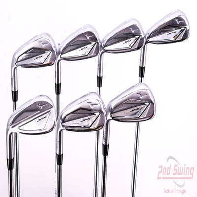 Mizuno JPX 923 Hot Metal Iron Set 5-PW AW FST KBS Tour Lite Steel Stiff Left Handed 38.5in