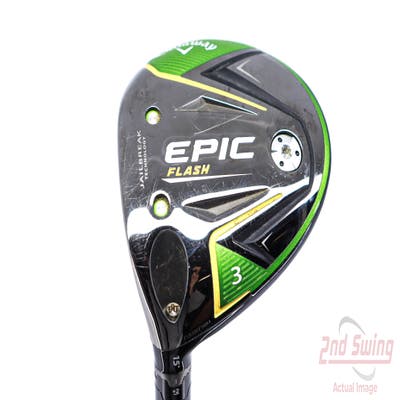 Callaway EPIC Flash Fairway Wood 3 Wood 3W 15° Project X EvenFlow Green 55 Graphite Senior Left Handed 43.0in