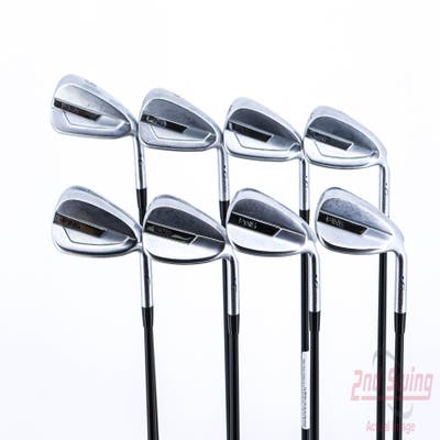 Ping G700 Iron Set 5-PW GW SW ALTA CB Graphite Senior Right Handed Blue Dot 38.75in