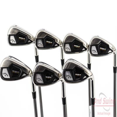 Callaway Rogue ST Max OS Iron Set 5-PW AW Aldila Synergy Blue 60 Graphite Stiff Right Handed 38.0in