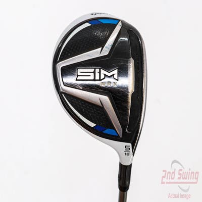 TaylorMade SIM MAX Fairway Wood 5 Wood 5W 18° UST Mamiya Helium 5 Graphite Senior Right Handed 42.25in