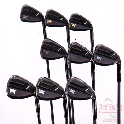 PXG 0211 XCOR2 Xtreme Dark Iron Set 5-PW GW SW LW Project X Cypher 50 Graphite Senior Right Handed 38.75in