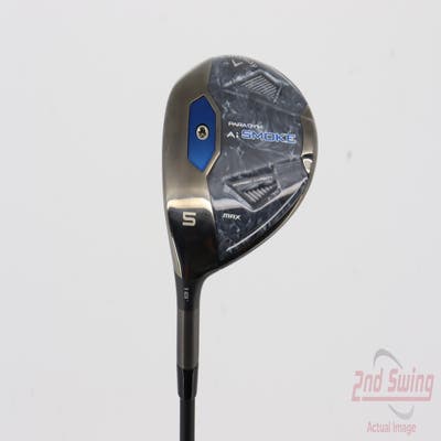 Mint Callaway Paradym Ai Smoke Max Fairway Wood 5 Wood 5W 18° Mitsubishi Tensei AV Blue 65 Graphite Regular Left Handed 42.75in