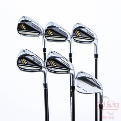 TaylorMade Rocketbladez Iron Set 6-PW AW TM Matrix RocketFuel 65 Graphite Regular Right Handed 38.0in