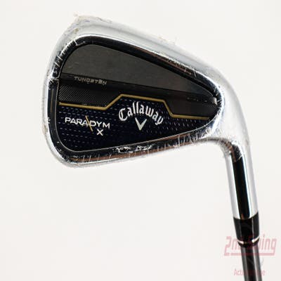 Mint Callaway Paradym X Single Iron 7 Iron PX HZRDUS Silver Gen4 75 Graphite Stiff Right Handed 37.0in