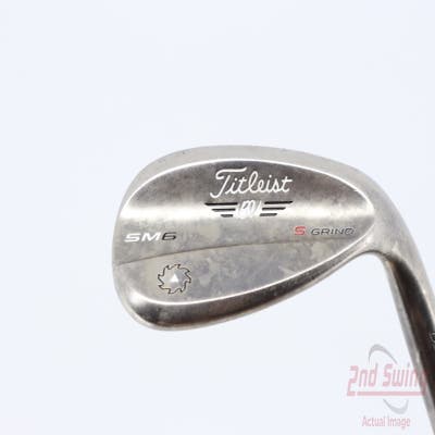 Titleist Vokey SM6 Steel Grey Wedge Lob LW 60° 10 Deg Bounce S Grind SM6 BV Steel Wedge Flex Right Handed 35.5in