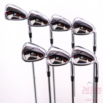 Ping G410 Iron Set 5-PW AW AWT 2.0 Steel Regular Right Handed Silver Dot 38.75in