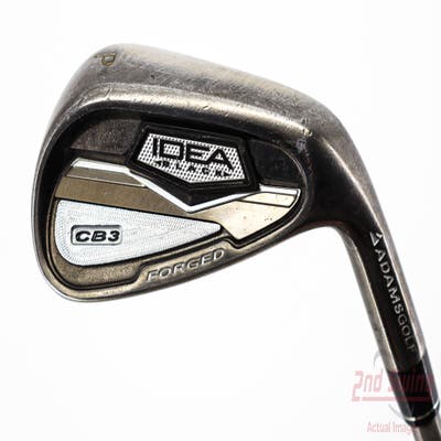 Adams Idea Black CB3 Single Iron Pitching Wedge PW Aerotech SteelFiber i80 Graphite Regular Right Handed 37.0in