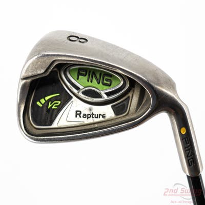 Ping Rapture V2 Single Iron 8 Iron Ping TFC 939I Graphite Regular Right Handed Yellow Dot 37.0in