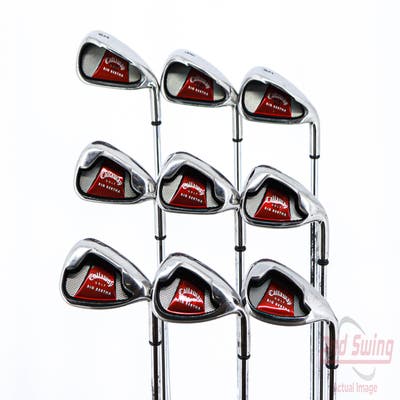 Callaway 2008 Big Bertha Iron Set 3-PW LW Callaway Big Bertha Steel Steel Uniflex Right Handed 38.25in