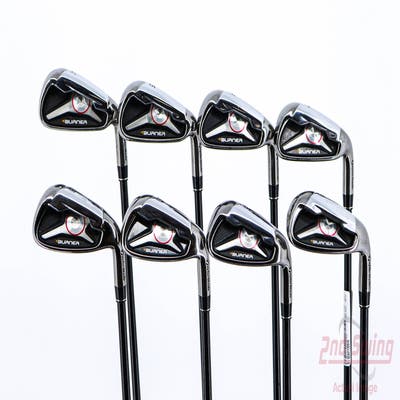 TaylorMade 2009 Burner Iron Set 4-PW AW TM Reax Superfast 65 Graphite Regular Right Handed 38.5in