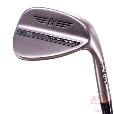 Titleist Vokey SM10 Nickel Wedge Gap GW 52° 8 Deg Bounce F Grind Titleist Vokey BV Steel Wedge Flex Right Handed 35.5in