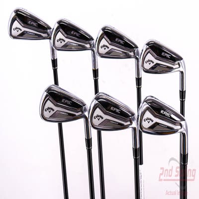 Callaway EPIC Forged Iron Set 5-PW AW Mitsubishi Tensei AV Silver 65 Graphite Stiff Right Handed 39.5in