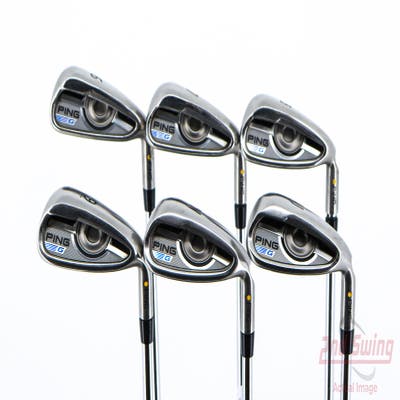 Ping 2016 G Iron Set 6-PW GW AWT 2.0 Steel Regular Right Handed Yellow Dot 38.0in