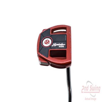 TaylorMade Spider Mini Red Putter Slight Arc Steel Right Handed 34.0in