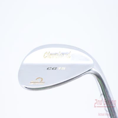 Cleveland CG15 Satin Chrome Wedge Sand SW 56° 14 Deg Bounce Cleveland Traction Wedge Steel Wedge Flex Right Handed 36.0in