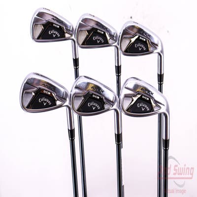 Callaway Apex DCB 21 Iron Set 6-PW AW UST Mamiya Recoil 65 Dart Graphite Regular Right Handed 37.5in