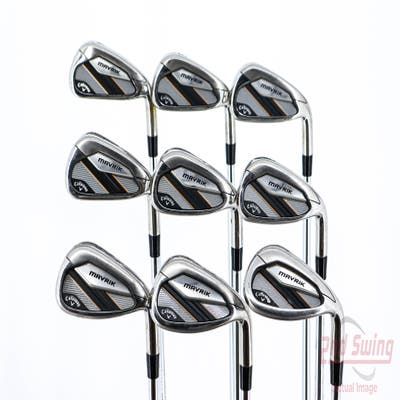 Callaway Mavrik Iron Set 4-PW GW SW FST KBS Tour 120 Steel Stiff Right Handed 38.0in