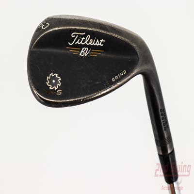 Titleist Vokey SM5 Raw Black Wedge Lob LW 60° 4 Deg Bounce L Grind True Temper Dynamic Gold S200 Steel Stiff Right Handed 37.0in