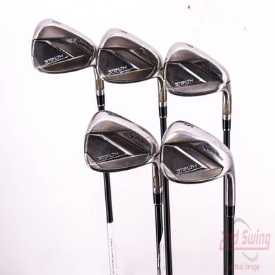 TaylorMade Stealth Iron Set 8-PW AW SW Fujikura Ventus Red 6 Graphite Regular Right Handed 37.0in