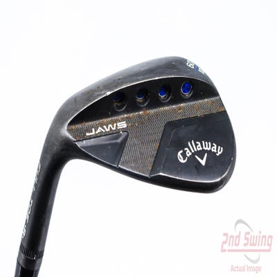 Callaway Jaws Full Toe Raw Black Wedge Lob LW 60° 10 Deg Bounce Dynamic Gold Tour Issue X100 Steel X-Stiff Left Handed 35.25in