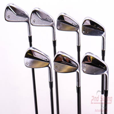 TaylorMade P7MC Iron Set 4-PW FST KBS Tour Custom Black Steel Stiff Right Handed 38.5in