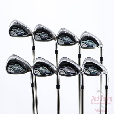 Callaway Steelhead XR Iron Set 4-PW AW UST Mamiya Recoil 660 F2 Graphite Senior Right Handed 38.25in