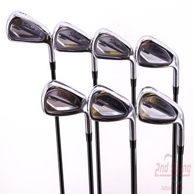 Titleist 2023 T350 Iron Set 5-PW AW Mitsubishi Tensei Red AM2 Graphite Senior Right Handed 38.5in