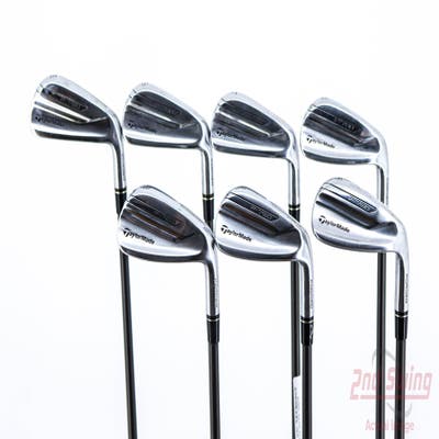 TaylorMade P-790 Iron Set 5-PW AW UST Mamiya Recoil 760 ES Graphite Regular Right Handed 38.5in