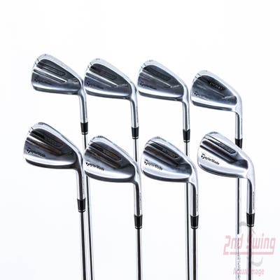 TaylorMade P-790 Iron Set 4-PW AW Stock Steel Shaft Steel Stiff Right Handed 38.0in