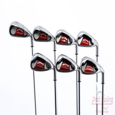 Callaway 2008 Big Bertha Iron Set 4-PW Callaway Big Bertha Steel Steel Regular Right Handed 37.75in