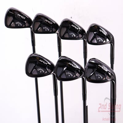 Callaway Apex 21 Black Iron Set 5-PW GW UST Mamiya Recoil 760 ES Graphite Regular Right Handed 38.0in