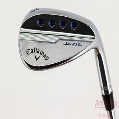 Callaway Jaws MD5 Platinum Chrome Wedge Sand SW 54° 10 Deg Bounce S Grind Stock Steel Shaft Steel Wedge Flex Right Handed 35.25in