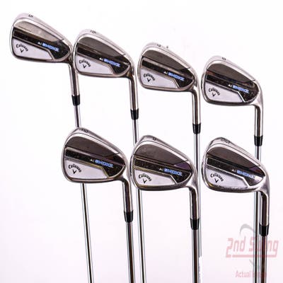 Callaway Paradym Ai Smoke Iron Set 5-PW GW True Temper Elevate MPH 95 Steel Regular Right Handed 38.5in