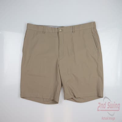 New Mens Peter Millar Shorts 44 Tan MSRP $105