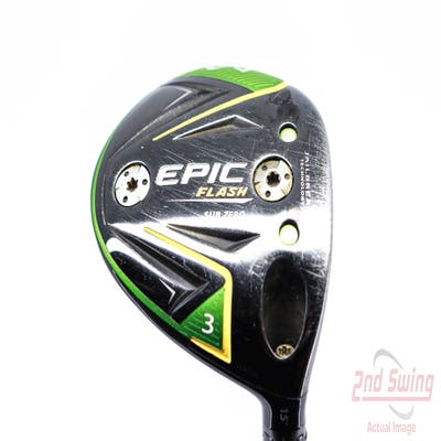 Callaway EPIC Flash Sub Zero Fairway Wood 3 Wood 3W 15° PX HZRDUS Smoke Black 70 Graphite Stiff Right Handed 43.5in