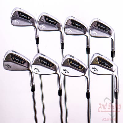 Mint Callaway Apex MB 24/Apex CB 24 Combo Iron Set 4-PW GW FST KBS Tour-V 120 Steel X-Stiff Right Handed 38.0in