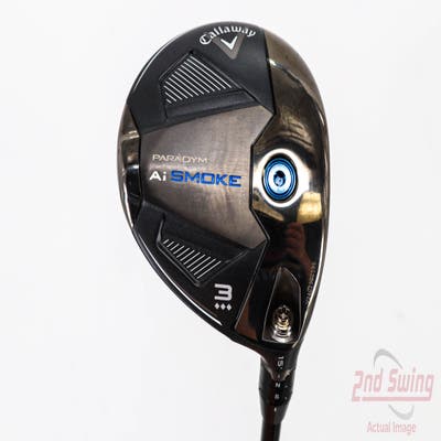 Callaway Paradym Ai Smoke TD Fairway Wood 3 Wood 3W 15° PX HZRDUS Smoke Red RDX 60 Graphite Regular Right Handed 43.0in