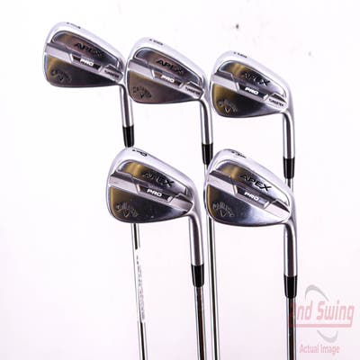 Callaway Apex Pro 21 Iron Set 7-PW AW True Temper AMT Red R300 Steel Regular Right Handed 37.5in