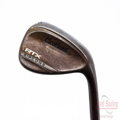 Cleveland RTX ZipCore Raw Wedge Sand SW 56° 10 Deg Bounce Mid Dynamic Gold Spinner TI Steel Wedge Flex Right Handed 35.5in